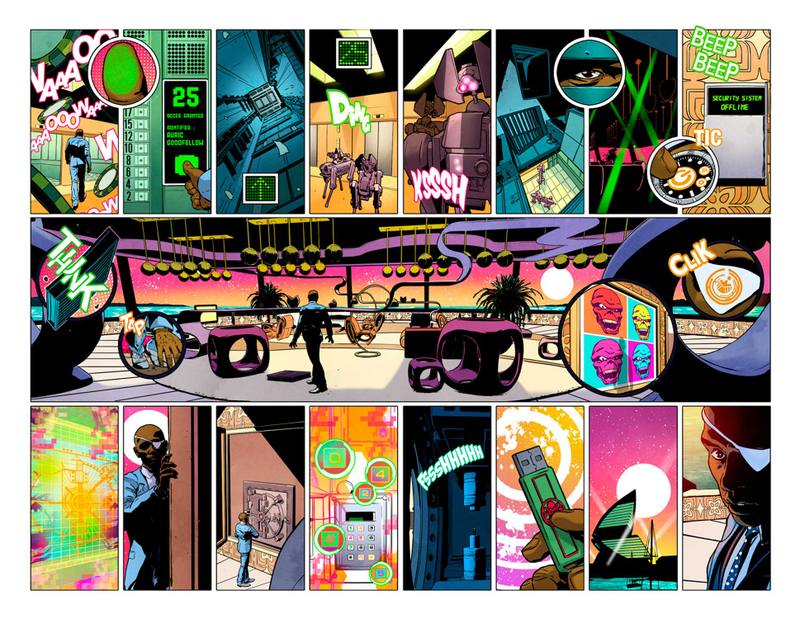 Image: Marvel Comics; previously released, unlettered art from Nick Fury #1